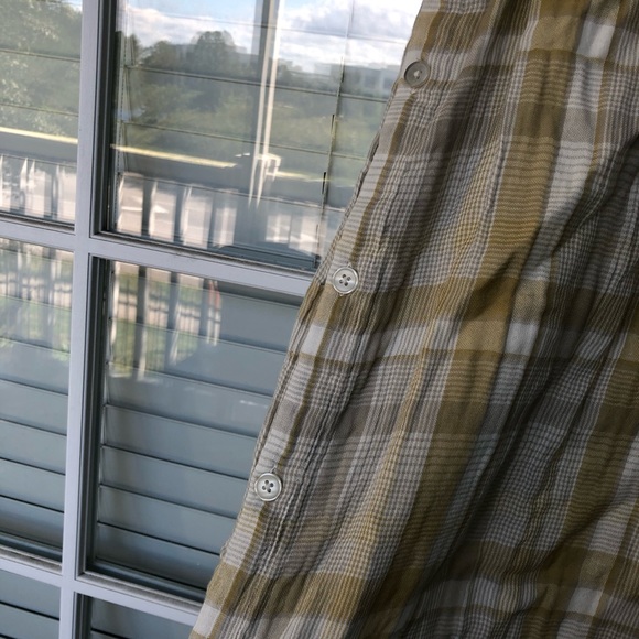 Natural Life Plaid Shift Dress Button Medium - Picture 3 of 9